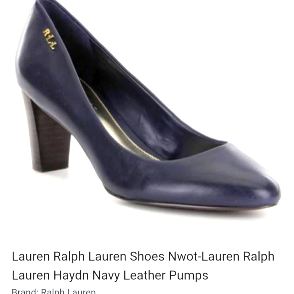 Lauren by Ralph Lauren Haydn navy pumps